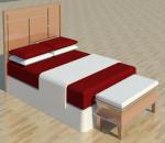 Удобная широкая кровать